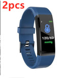 Smart Fitness Bracelet with Heart Rate Monitor – Bluetooth Activity Tracker