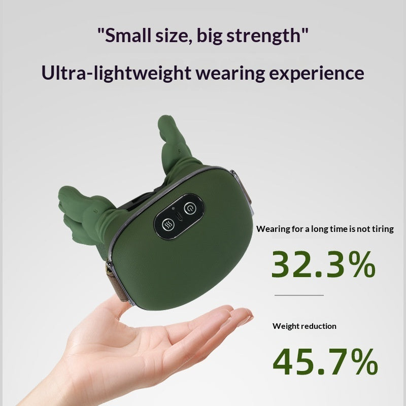 Neck massager with USB charging cable