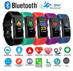 Smart Fitness Bracelet with Heart Rate Monitor – Bluetooth Activity Tracker