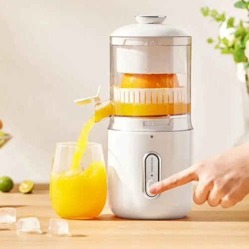 Portable Wireless Electric Citrus Juicer – USB Rechargeable Orange & Lemon Squeezer