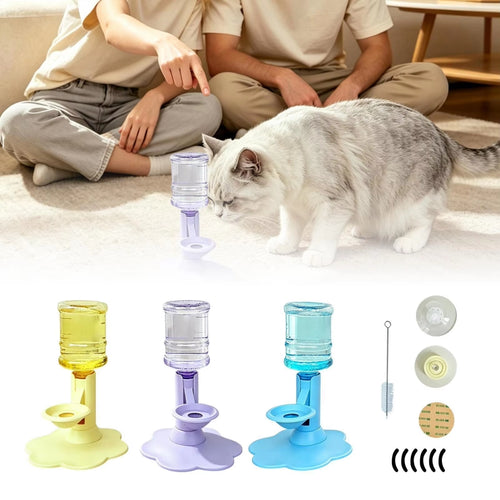 Gravity Pet Water Dispenser – Leak-Proof Feeder for Cats & Small Dogs