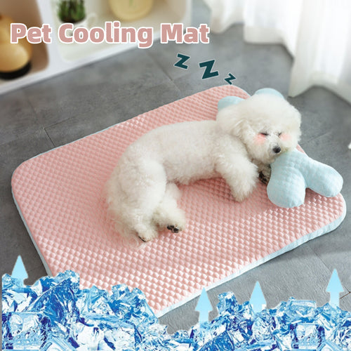 Breathable Cooling Pet Bed – Non-Slip Summer Sleeping Mat for Dogs & Cats